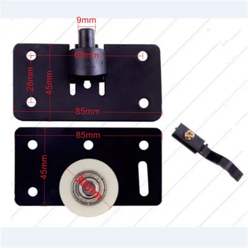 

Wardrobe Pulley U groove wheel roller door wheel black plastic cabinet move door wheel B type with stopper