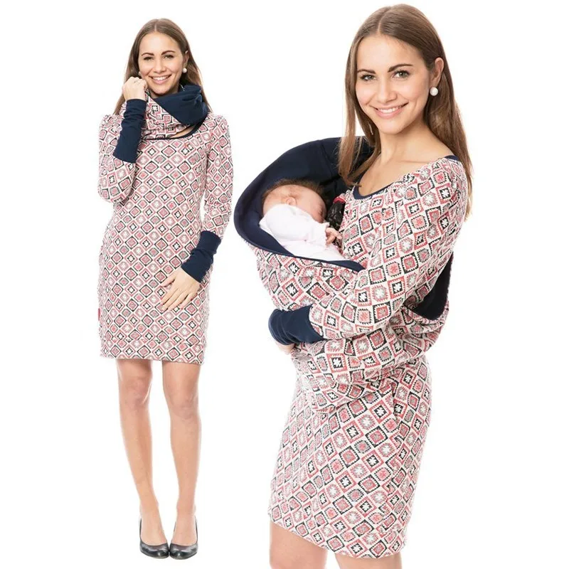 Новое осеннее платье для беременных размера плюс одежда для беременных женщин зимняя одежда для беременных Vestidos Roupa Gestante