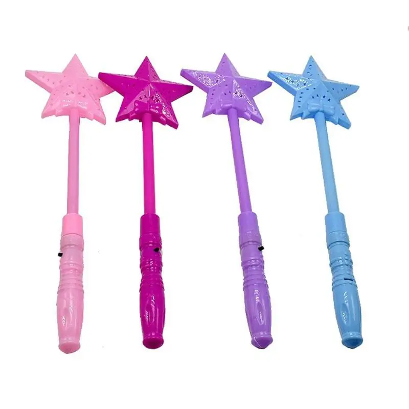 

LED Flashing Hollow Star Wand Holiday Concert Party Lights Up Glow Sticks