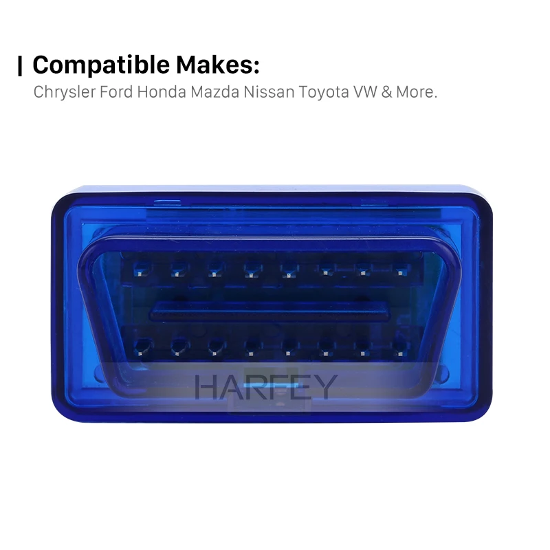 Считыватель кодов Harfey Mini ELM327 V1.5 OBD OBD2 Bluetooth диагностический Автомобильный сканер