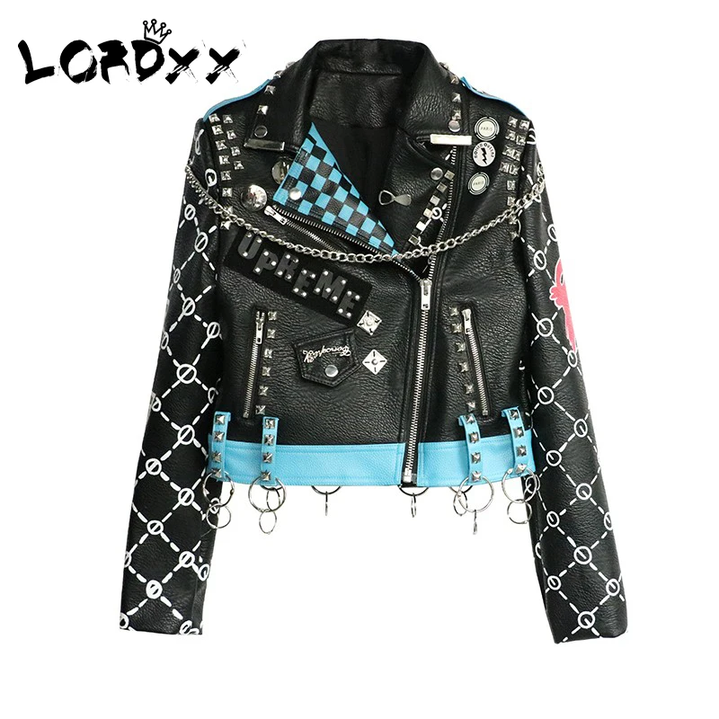 short cropped leather jackets