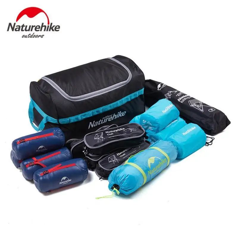 Naturehike 85L 110L складной Дорожный чемодан на колесах сумка для хранения