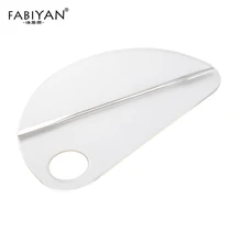 Палитра для дизайна ногтей из нержавеющей стали стержень шпатель набор прозрачный акриловый гель основа тени для век Смешивание Макияж инструменты для маникюра