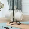 Multiple Hooks Mug Holder Innovative Glass Cup Rack Tea Black Coffee Anti-Rust Coated Steel Display Stand 1