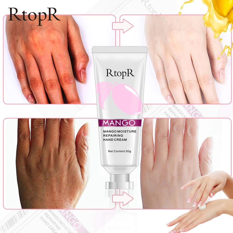 

RtopR World premiere Mango Bright Moisturizing Liquid High Quality Skin Hand Whitening Face Care Anti-aging Serum Hand Cream