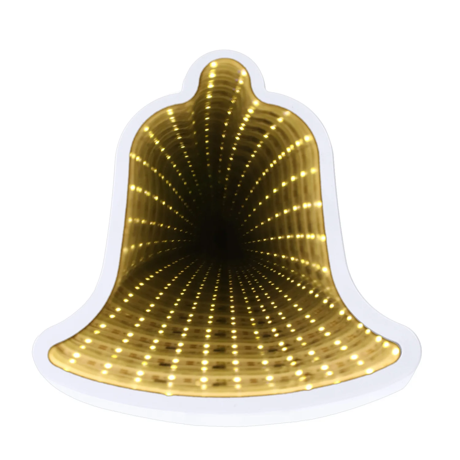 Hot Sale New 3D Creative Night Light Led Decor Lamp Novelty Mirror For Kids Baby Good Gift Decoration Bell