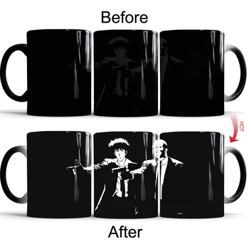 

Cowboy Bebop Magic Mug Heat Color Changing Morph Mug Coffee Cup Beer Milk Mug
