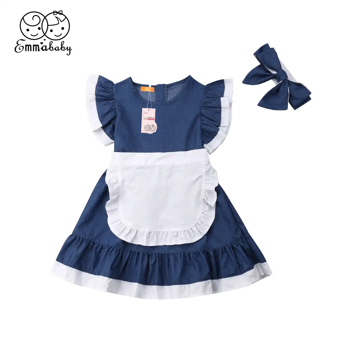 newborn jean dress