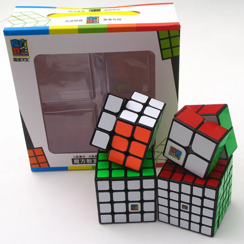 

Moyu Cube 4 pieces Set 2x2x2 3x3x3 4x4x4 5x5x5 Magic Cube Gift Set Stickerless Toys For Children MF2S MF3S MF4S MF5 Cube Toys