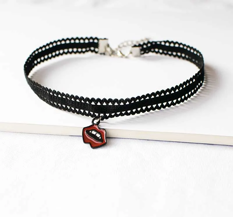 Promotion love Geometry Tattoo Clavicle Choker Necklace For Women Chain Jewelry big sale necklace spider snake cross wolf