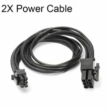 2 шт. мини 6 Pin к PCI-E 6PIN Графика видеокарта Мощность кабель 30 см видеокарта соединительный кабель с разъемом кабеля для Mac G5 для Mac Pro