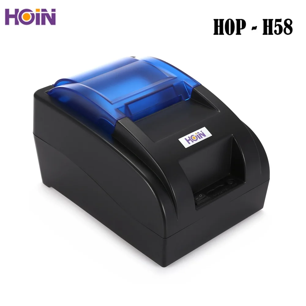 

HOIN HOP-H58 USB / Bluetooth / Wifi Portable Thermal Receipt Printer POS Printing for Epson ESC/POS 90mm/sec for Android iOS