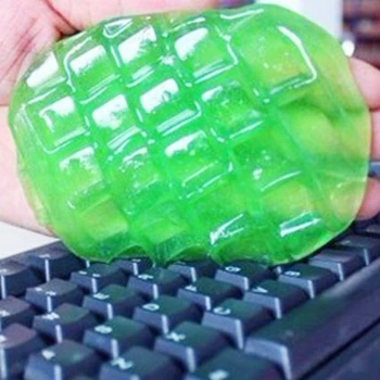 

Magic Eraser Auto Car Cleaning Soft Guel Elastic Souring Pad Dust Powder Remover Stick Gel For Keyboard Laptop Phone TV Screen