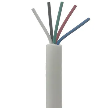 

White Soft 5 Core Silicone Wire Soldering Station Handle Line for T12 936 937 907 9501 2028 Durable