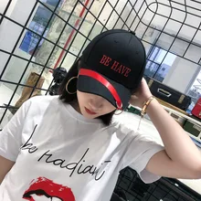 Новинка, корейская ткань, вышитая буквами, бейсбольная кепка, индивидуальная повязка, одноцветная Личная шапка