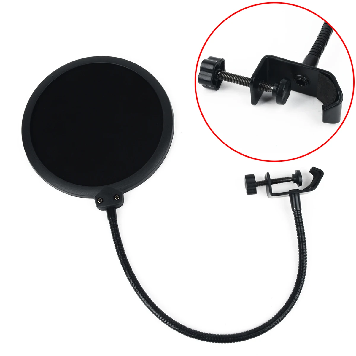 

New Microphone Filter Double Layer Studio Recording Microphone Wind Screen Mask Mic Music Filter Shield