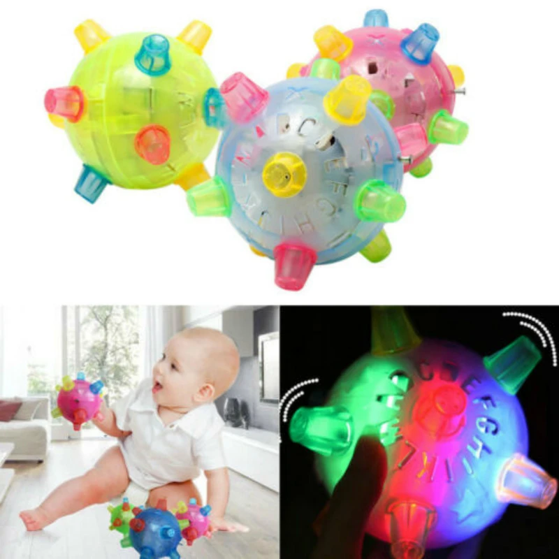 

Jumping Activation Ball-Cat Dog Chew Electric Toys Dancing Ball Gift US