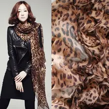 160x60 см шифоновый Леопардовый шарф, брендовые новые модные женские длинные шифоновые шарфы, Леопардовый принт, шаль, подходит ко всему, Женский мягкий шарф