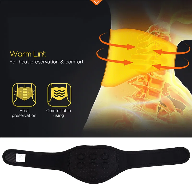 

Self Heating Tourmaline Neck Brace Magnetic Therapy Neck Massager Thermal Neck Support Belt Breathable Cervical Protector Pad 31