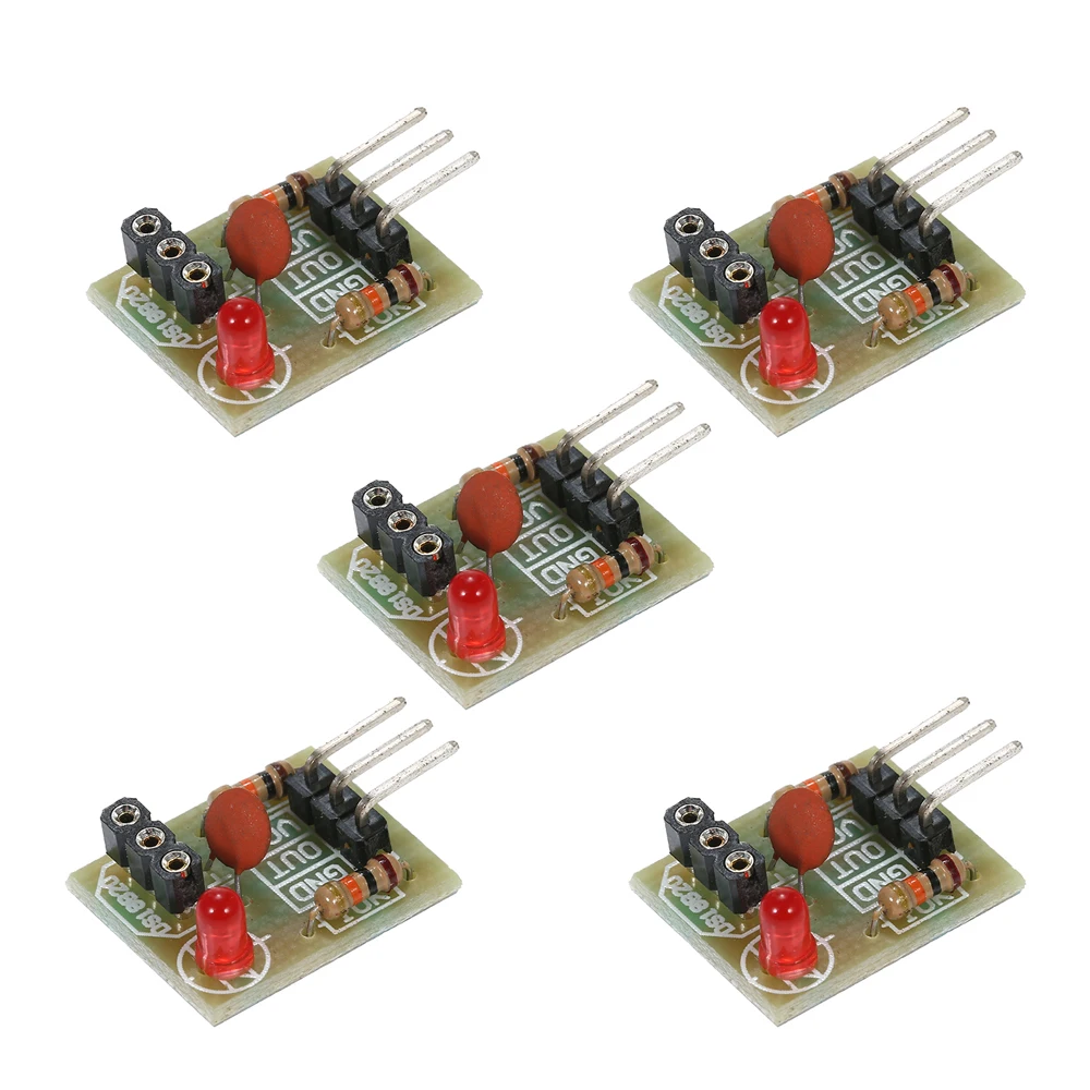 

5 PCS High precision Mini Laser sensor Module Board 5V Non-modulator Tube for Arduino Laser Receiver Transmitter Modules