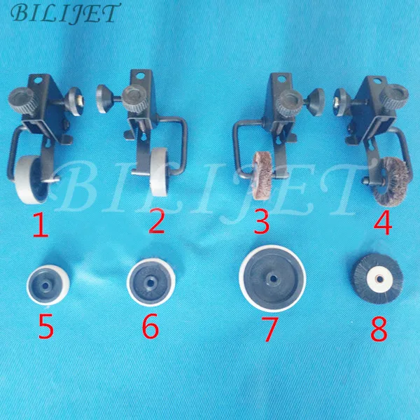 

Large format printing machinery spare parts ManRoland rubber roller assembly for Man Roland brush roller component 1pc