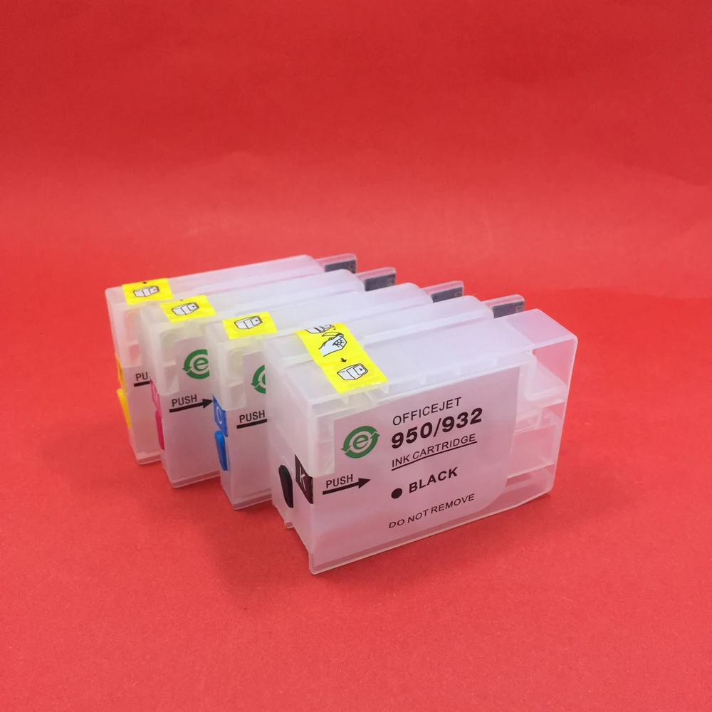 YOTAT Empty Refillable 932 ink cartridge for HP932XL HP932 933 for HP Officejet 7510 7512(show