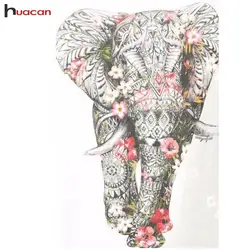 Huacan Алмазная мозаика слон Алмазная вышивка крестиком алмазная живопись 5D «сделай сам» Картина из страз домашний Цветочный декор
