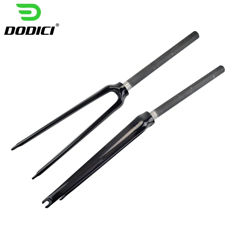 DODICI 700C Bicycle Fork Road Bike Carbon Fiber Front Fork Side Fork V