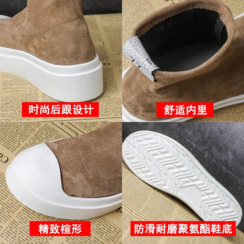Épais Chaussures Lettre De Feminino La Sneakers Casual Mode forme khaki Coréenne Femmes Sapato Black Plate Fond 77 Augmenter Invisible Dames cqqYy4r6
