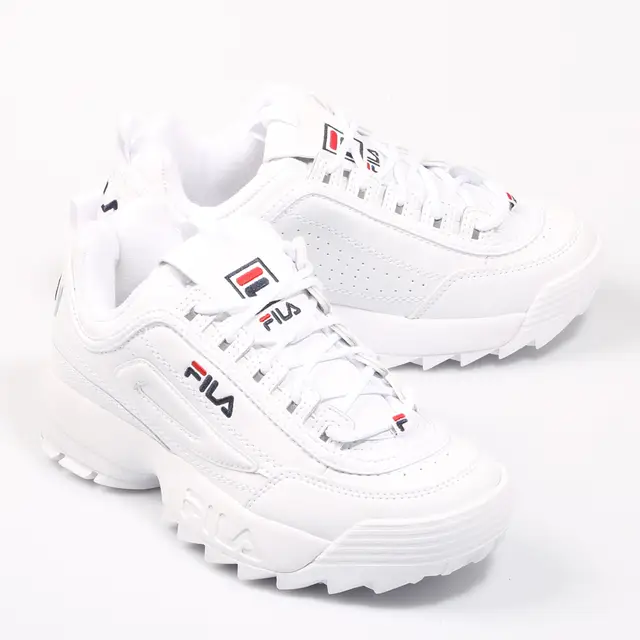 fila bambas blancas