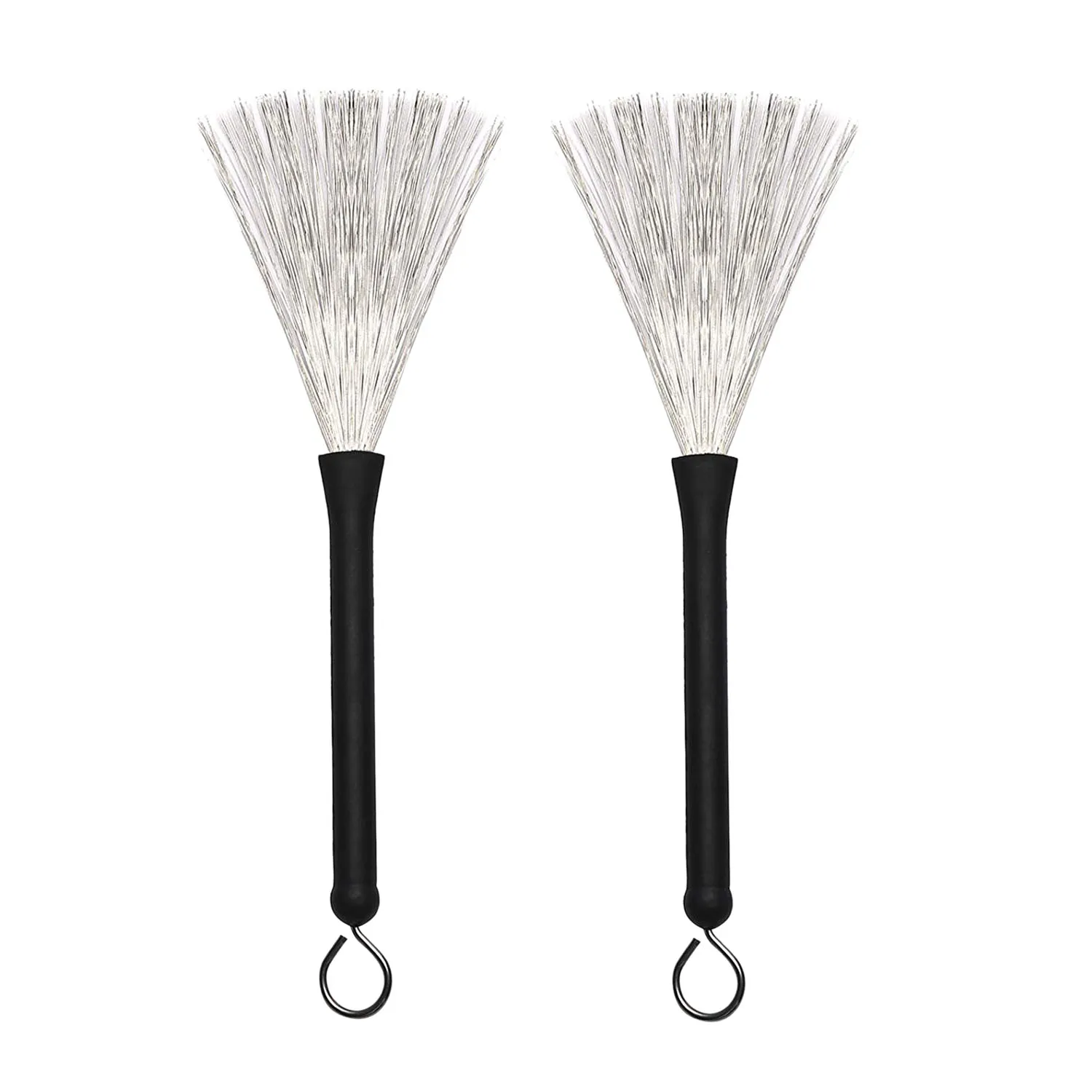 1 Pair Drum Brushes Retractable Wire Brushes Drums Drum Sticks Brush