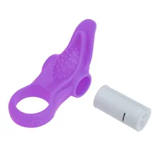 2 Colors Vibrating Vibration Stimulate Penis Vagina Clit Sex Toy for Couple Silicone