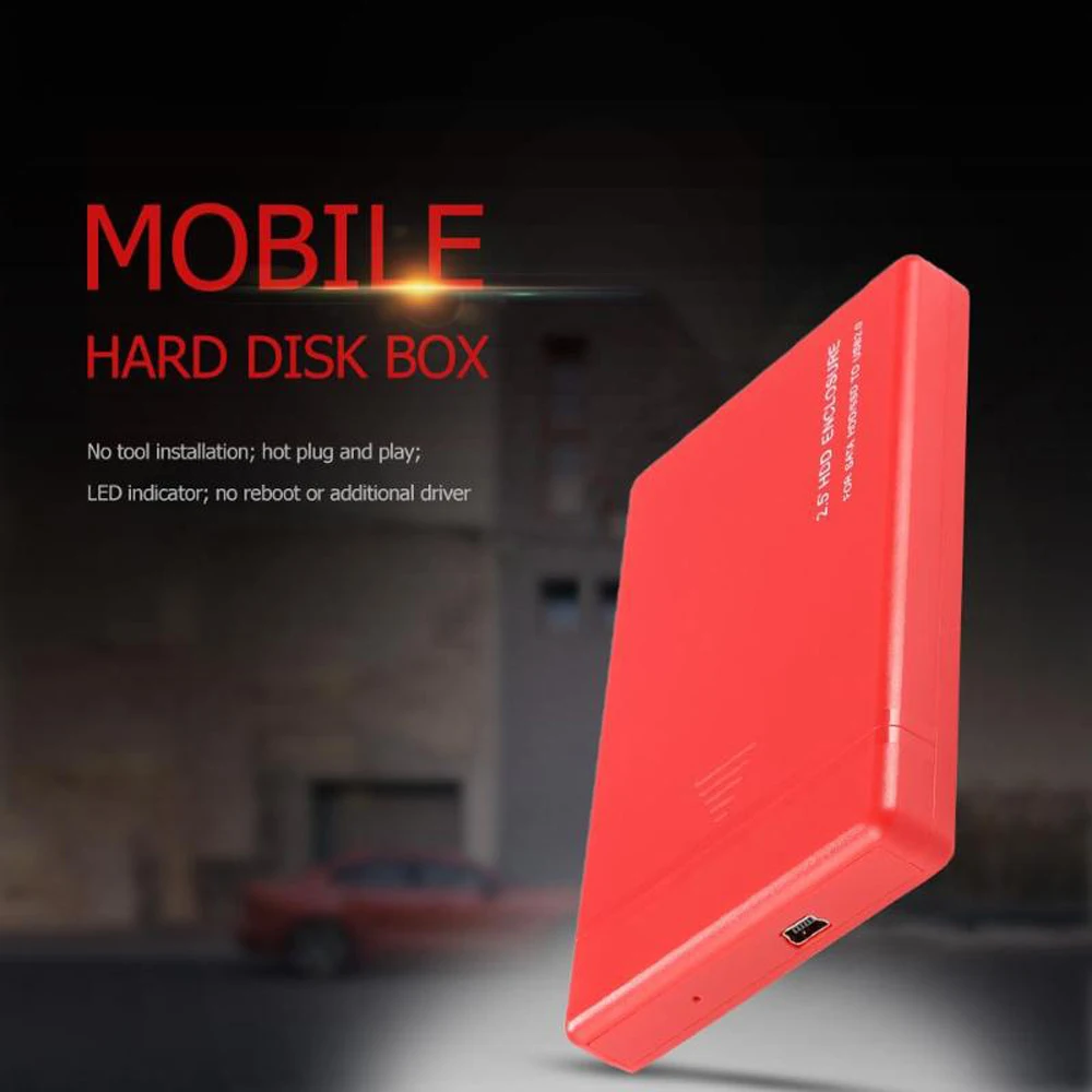 2 5 дюймовый корпус для жесткого диска 480 Мбит/с передача данных SATA HDD/SSD на USB2.0