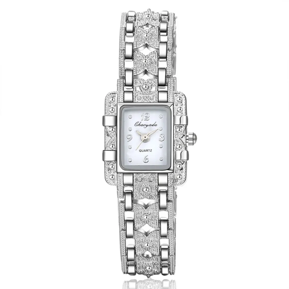 Practical Chaoyada Luxury quartz chain watch butterfly alloy