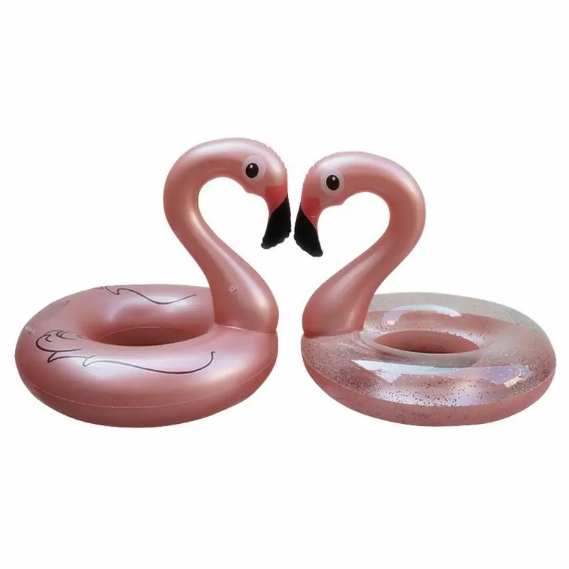 

Pink Inflatable Flamingo Pool Float Swim Ring Pool Inflatable Pool Toys Boias Piscina Inflatables Pool Party swimming buoy