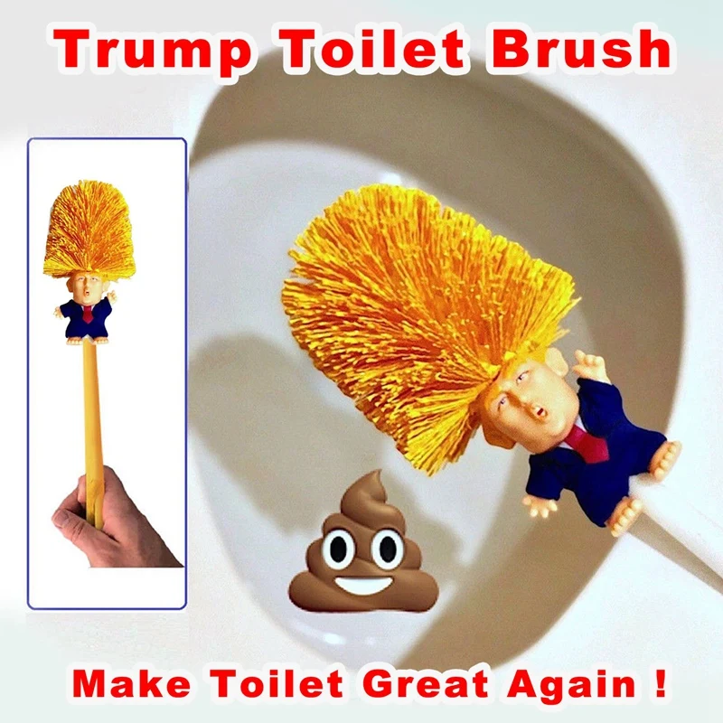 Креативные милые держатели для туалетной щетки WC Borstel Donald Trump оригинальная