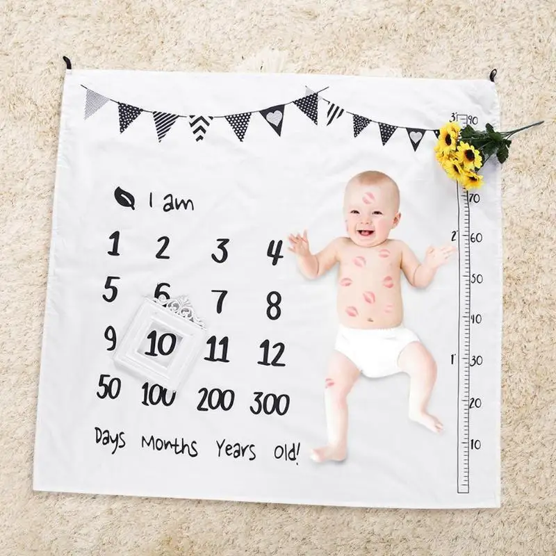 

Baby Photography Blanket Infant Photo Banner Pattern Background Cloth Props