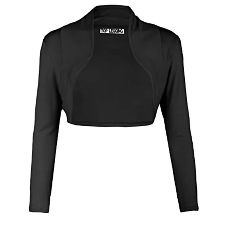 

Long Sleeve Shrug Women Bolero Cardigan Top Multicolor Colours Solid Versatile Slash Shoulder Cardigan