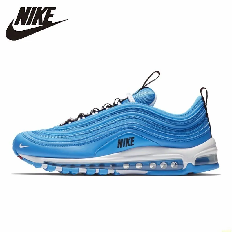 Nike Air Max 97 Premium Новое поступление мужские кроссовки Удобная воздушная подушка Фонд Досуг кроссовки #312834-401