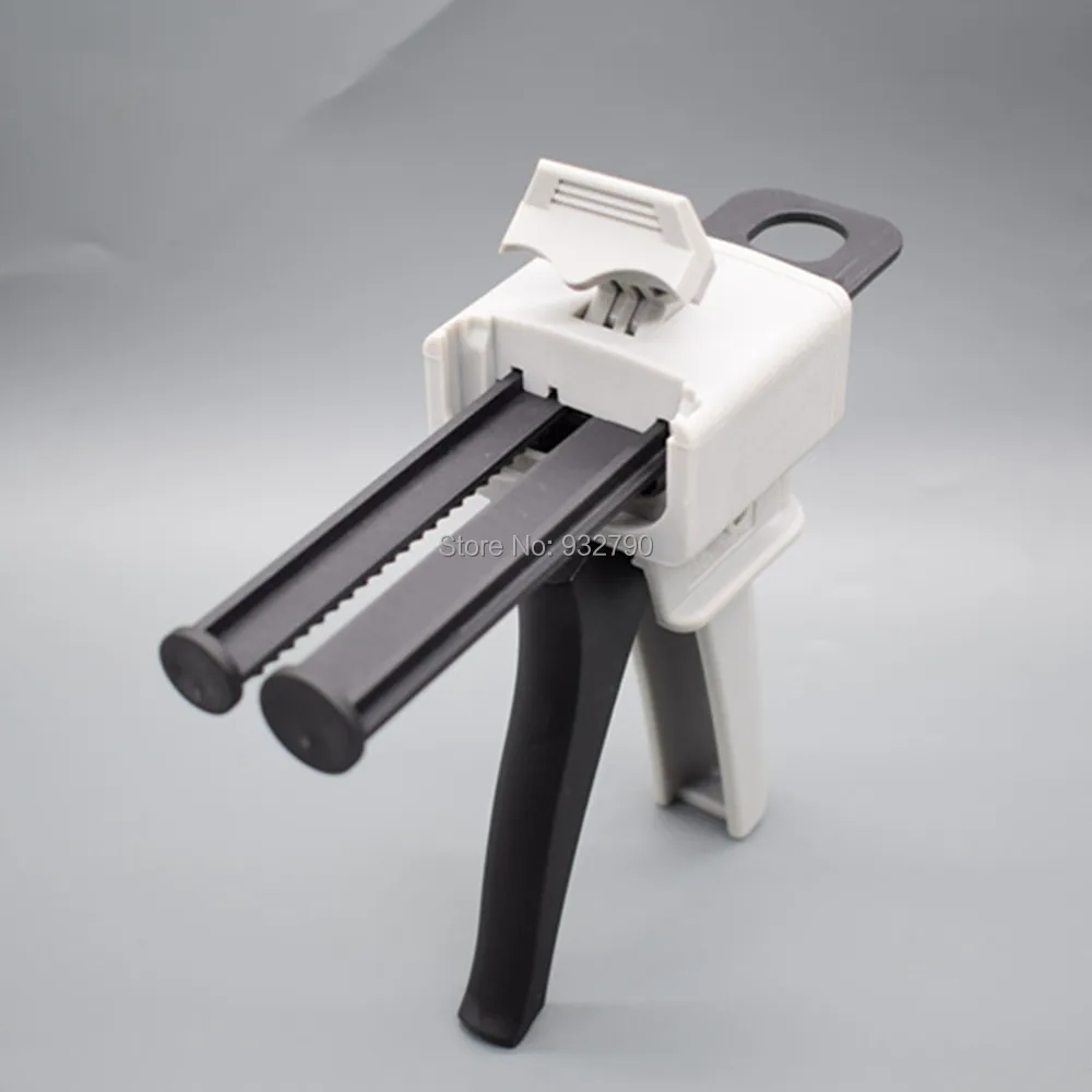 50ml Epoxy Gun Caulking Gun Cartridge Epoxy Adhesive Applicator 2:1 1:1 Plunger Universal