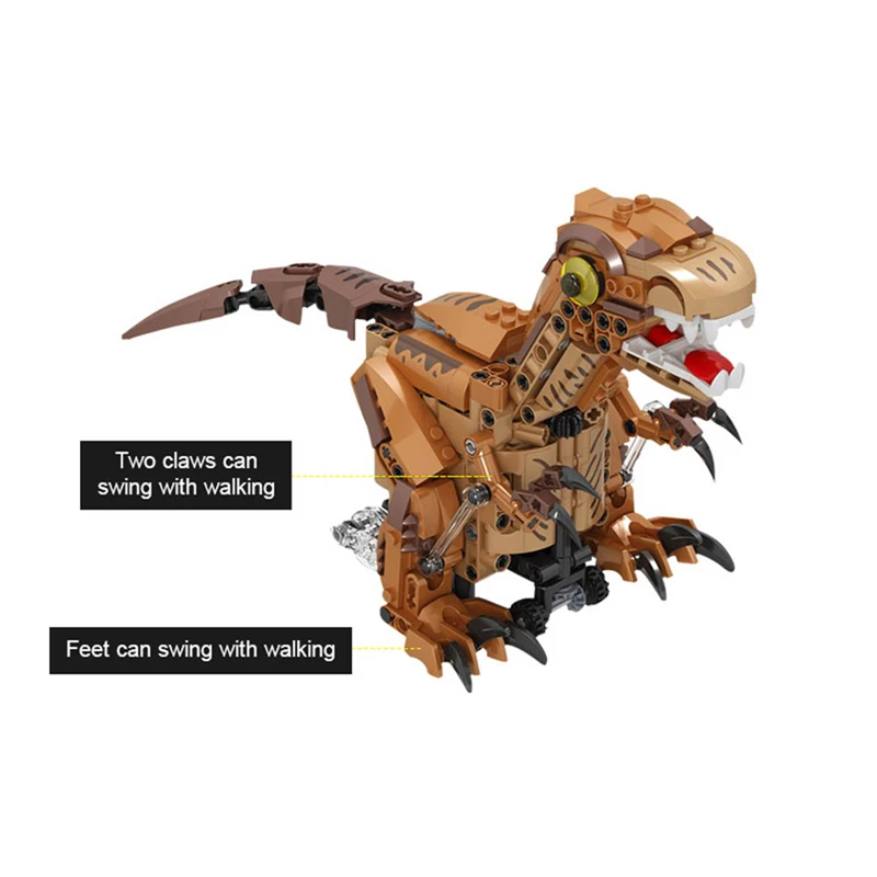 Domibot Electronic Dinosaur RC Smart Robot Mecanum Wheels Obstacle Avoidance Toy Gift