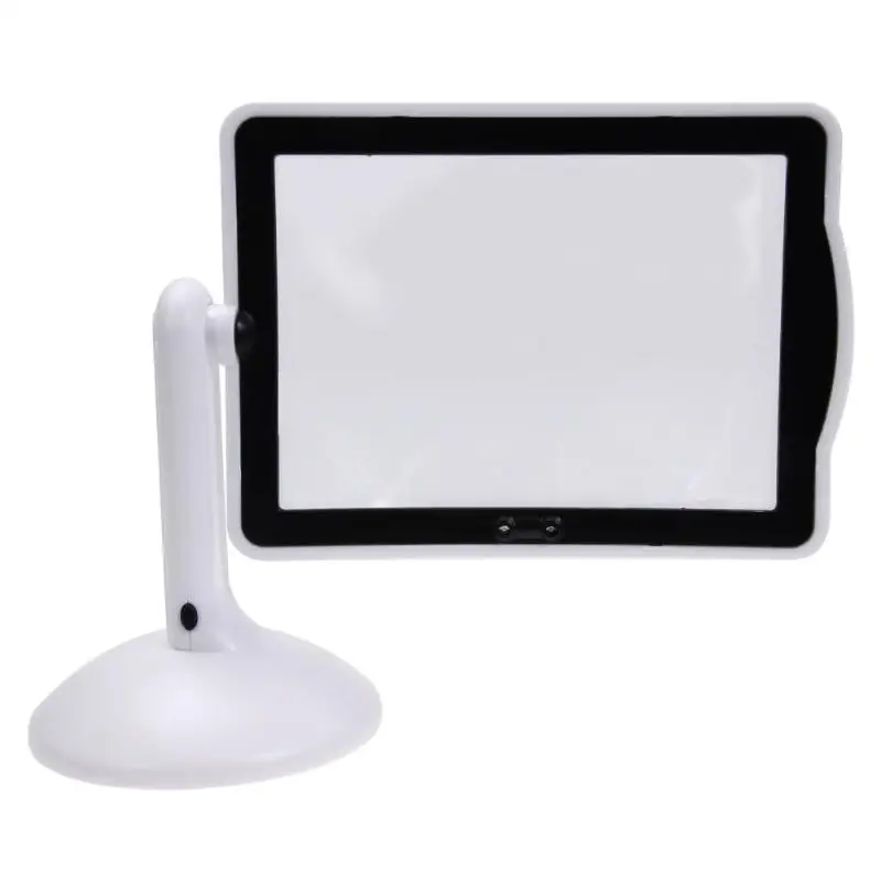 

LED Screen Page Magnifier Brighter Reading Viewer Screen Hands Free LED Magnifier With Light Magnifier Glass Desktop Reading 3X