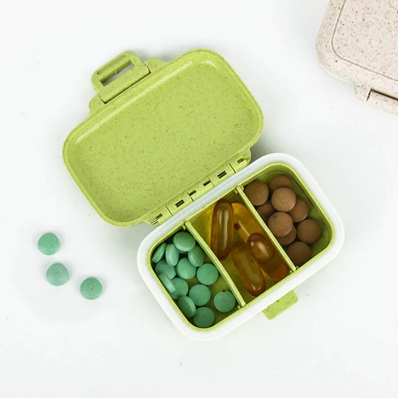 1 шт. чехол для таблеток, настольный органайзер, коробка для хранения лекарств, портативный мини-контейнер для лекарств, водонепроницаемые аксессуары для путешествий