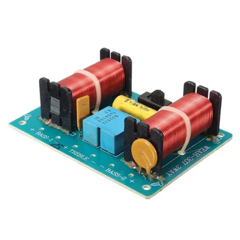 

Treble Bass 3 Way Frequency Divider Speaker Audio Crossover Filters Board DIY