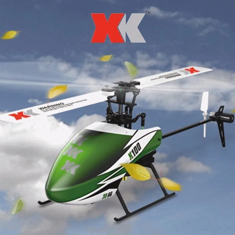 Wltoys XK K100 Falcom 6CH Flybarless 3D 6G System remote control toy Brushless Motor RC Helicopter RTF VS Wltoys V977