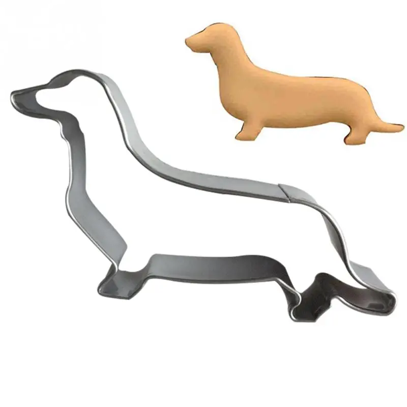 1pc Animal Pet Dog Shaped Fondant Cookie Biscuit Cutter Stainless Steel