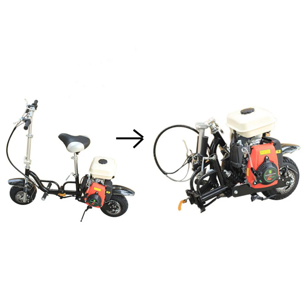 

49cc Single Cylinder Air Cooled Foldable Portable Fuel Gasoline Motorcycle Scooter