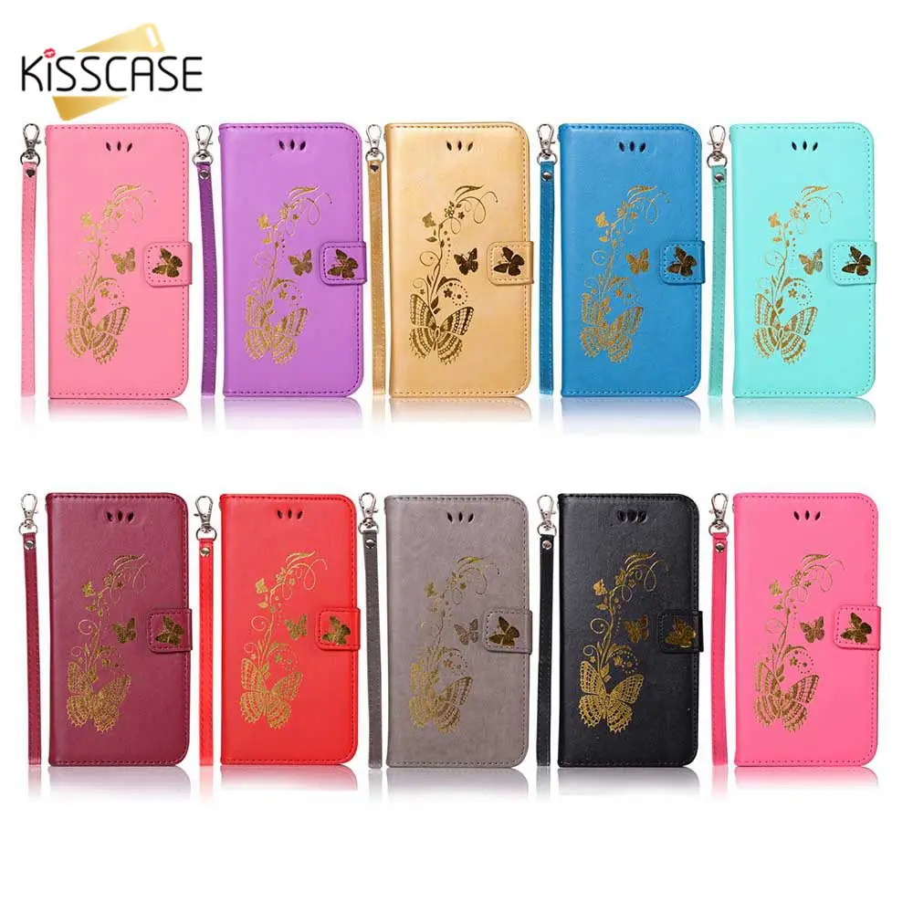 Кожаный чехол KISSCASE для Xiaomi Redmi 4A 4X 5A 6 6A 3S 5 Plus девичьи Чехлы Note Pro Pocophone F1 MI A1 A2 Lite|Чехлы-портмоне| |