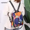 Women Backpack 2022 New Oxford Multifunction Backpack Casual Anti Theft Backpack for Teenage Girls School Bags Sac A Dos mochila ► Photo 2/6