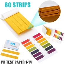 Hot Sale 80 Strips Alkaline Acid Indicator Paper Universal Litmus PH Test Paper 1-14 PH Test Strip Aquarium Pond Water Testing Hot Sale 80 Strips Alkaline Acid Indicator Paper Universal Litmus PH Test Paper 1-14 PH Test Strip Aquarium Pond Water Testing